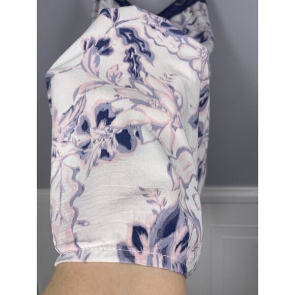 Sleep by Cacique, Size 26/28, Hazy Purple Floral Sleep Tank, Lightweight, Lace - Picture 2 of 7